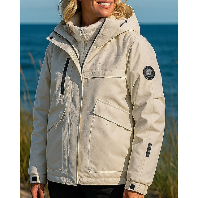 Women's Hiking Jacket Fleece Jacket Winter Coat 3 in 1