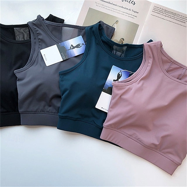 Women's Yoga Bra Pilates Bra Sports Vest Bra Top Breathable