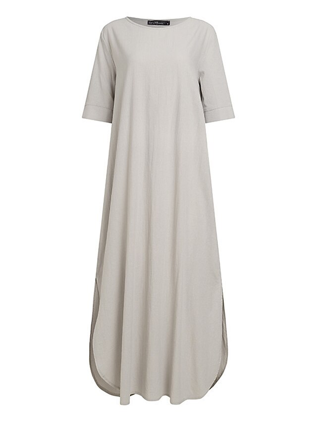 Women's ArmyGreen Black Wine Summer Spring Maxi long Dress