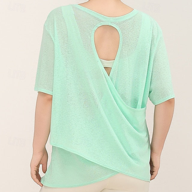 Women's Sports shirts pilates top Sports Top Skin Friendly