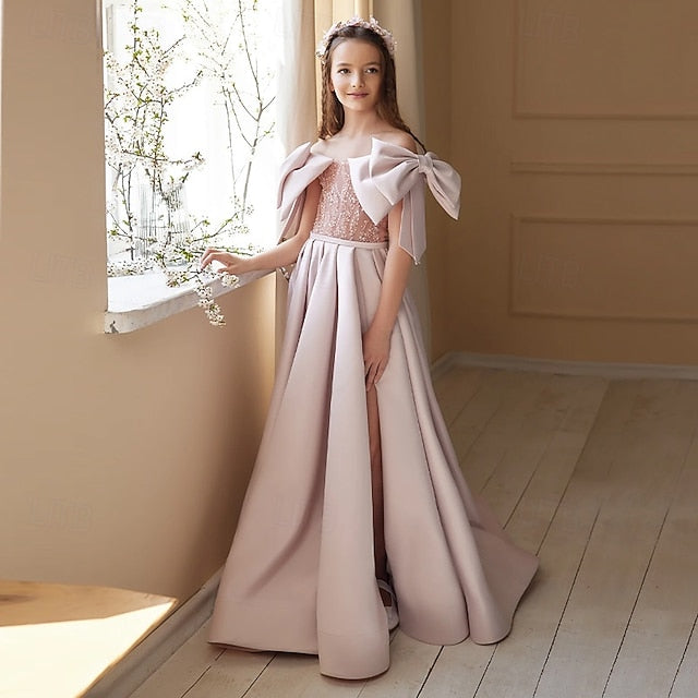 Gown Girl Princess Dress Girls' Evening Flower Formal