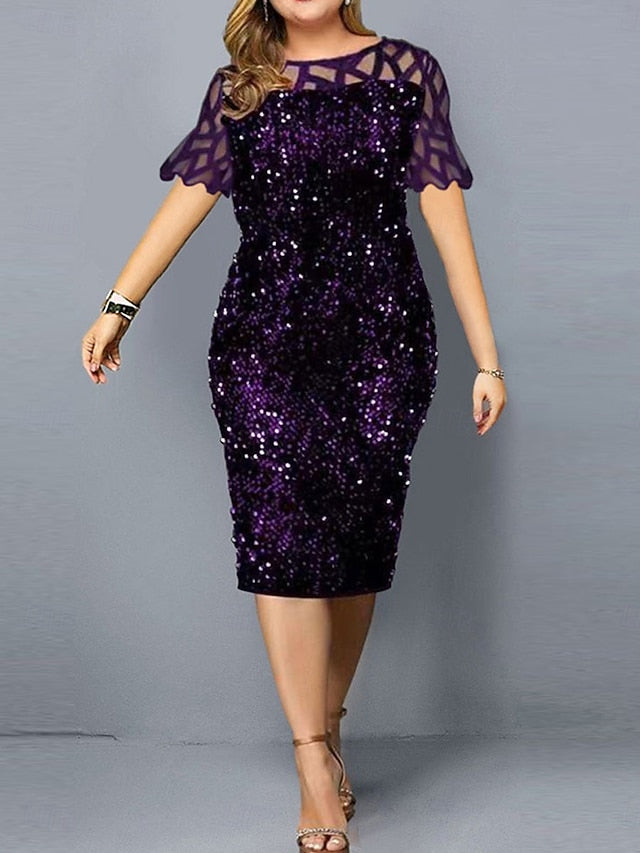 Tea Crew Bride Length the Elegant Mother Neck of Dress