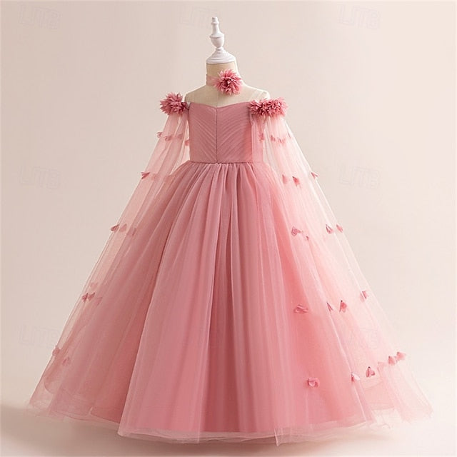 Dress Princess Girls' Flower Girl Kid's