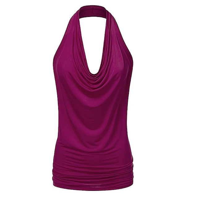 Women's Tank Top Yoga Top Halter Neck Quick Dry Comfortable