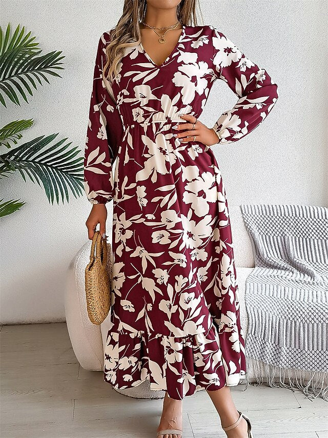 Women's Midi Dress Casual Dress Swing Dress A Line Dress