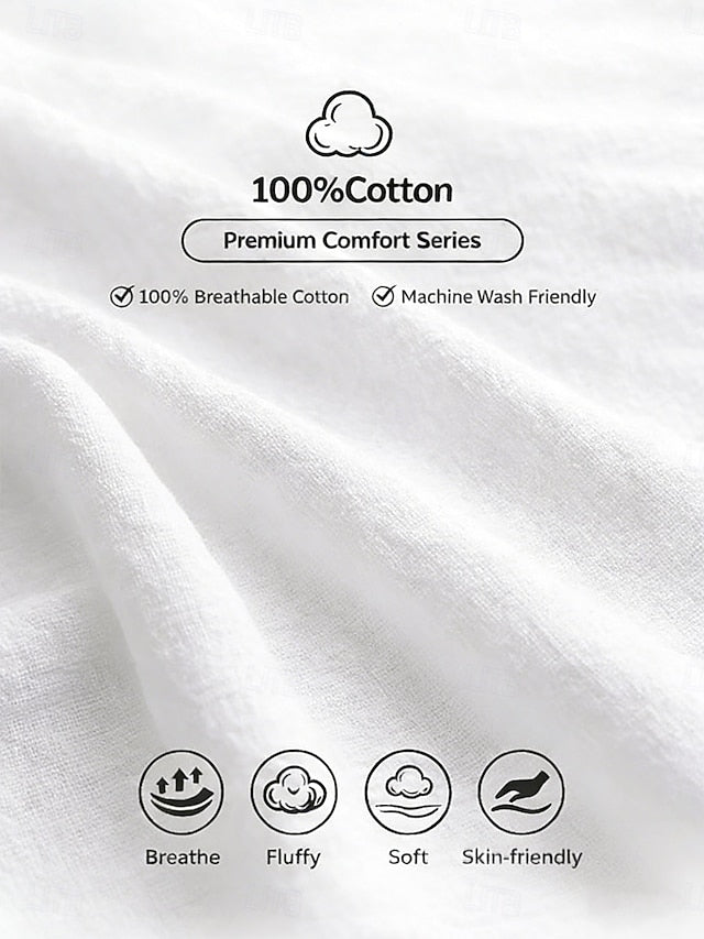 Women's Shirt 100% Cotton Pocket Plain Basic Modern Long