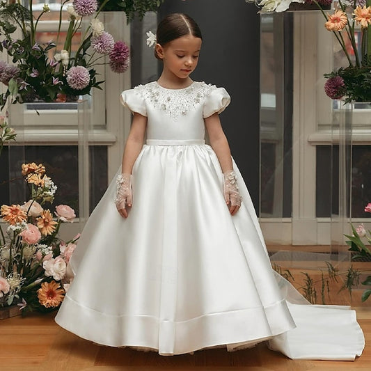 Party Dress First Communion Girl Girls' Flower