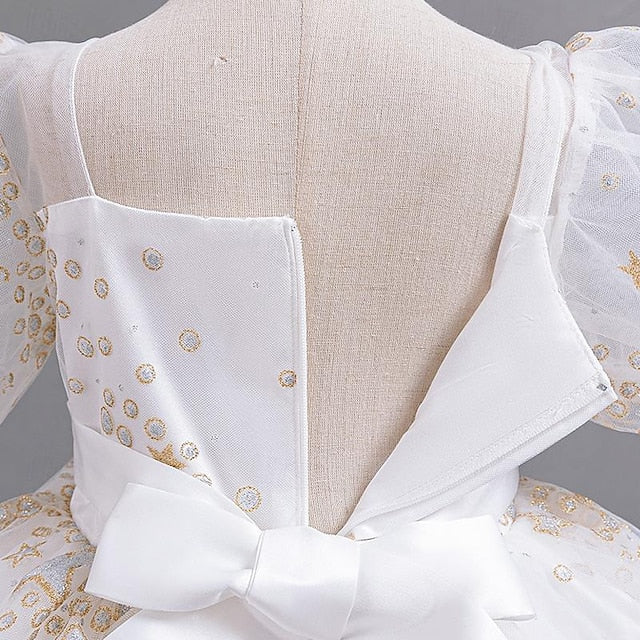 Sequin Floral Party Dress Girl Flower Girls' Kids