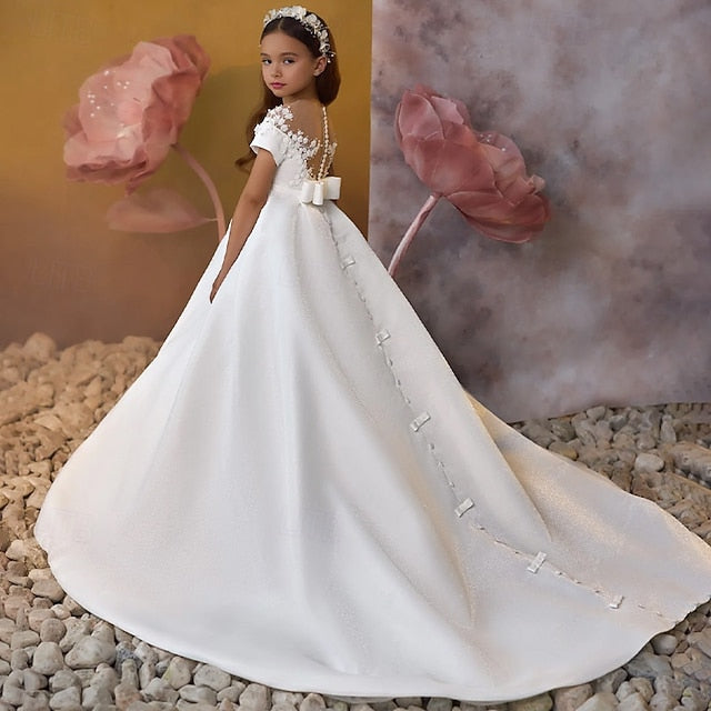 Flower Girls' Dress Girl Party Communion First