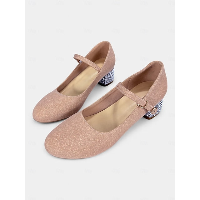 and with Glitter Jane Shoes Mary Women's Girls' Dance