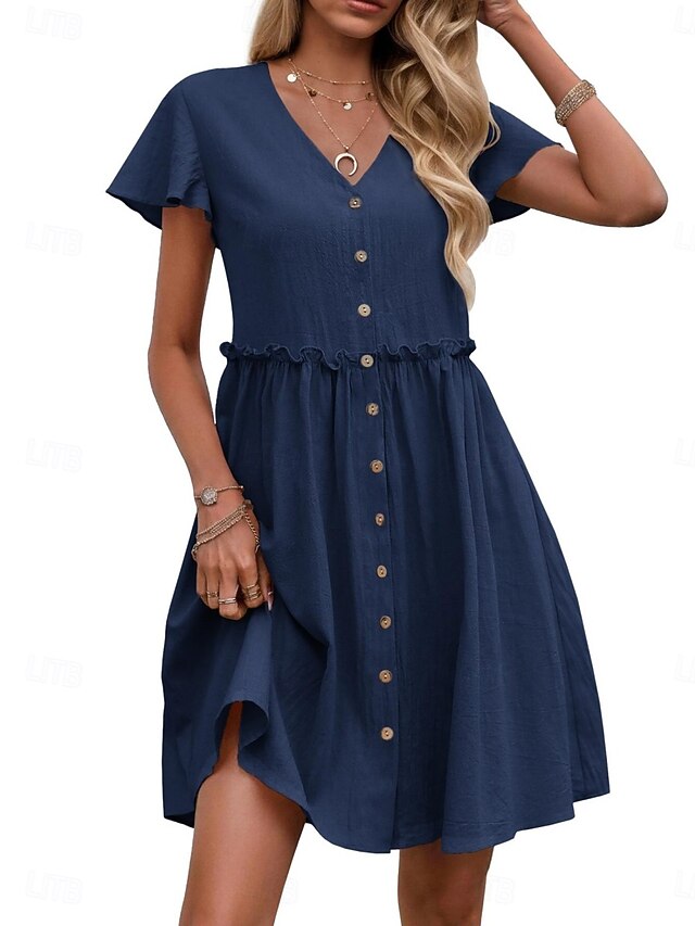 Women's Mini Dress Casual Dress A Line Dress Basic Casual