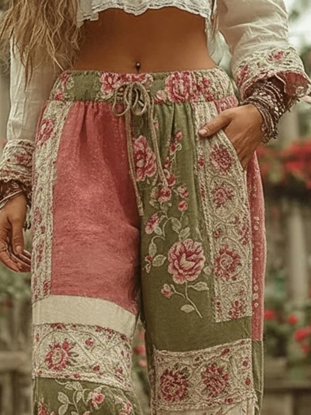 Women's Wide Leg Pants Trousers Fashion Streetwear Full
