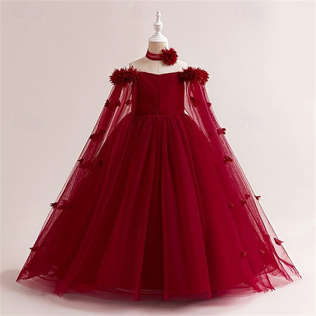 Dress Princess Girls' Flower Girl Kid's