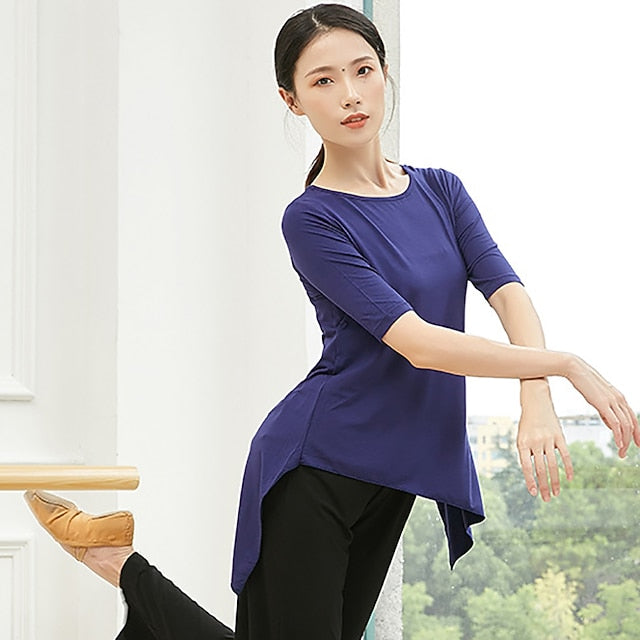 Activewear Top Solid Women's Training Performance Half
