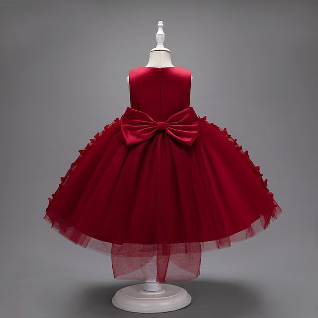 Girls' Dress Butterfly Party Flower Girl Kids