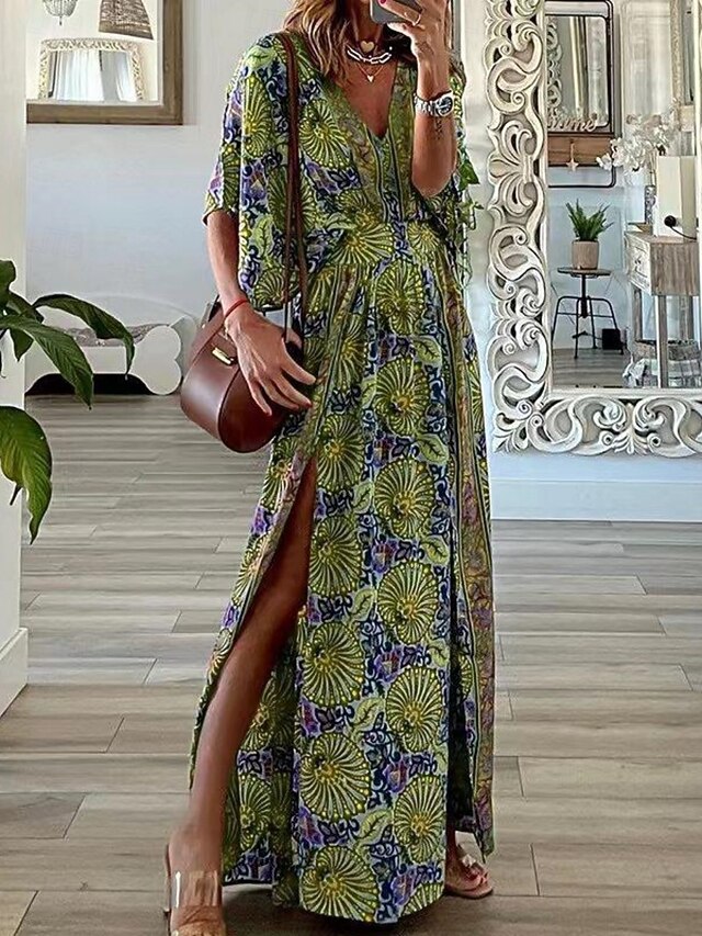 Women's Maxi Dress A Line Dress Vacation Casual Outdoor