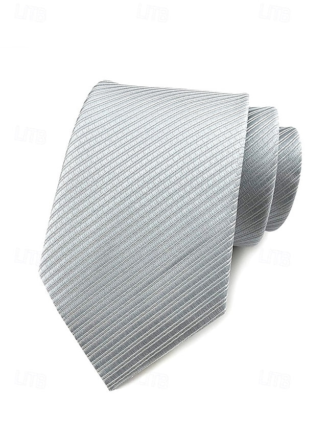 Men's striped tie satin