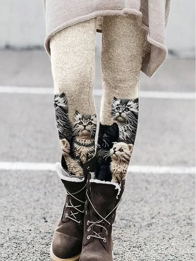 Women's Slacks Leggings Cozy Leggings Vacation Vintage