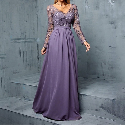 Wedding Quinceanera Elegant Dress A-Line Guest Dresses
