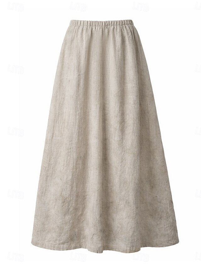 70% Linen Women's Linen Skirts Cotton Linen Skirts Casual