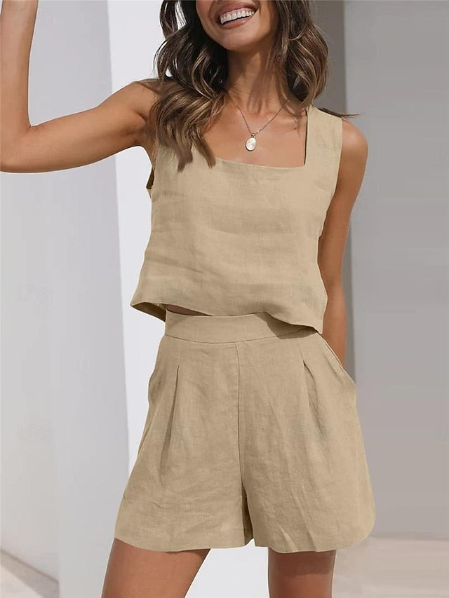 Women's Loungewear Sets Pure Color Fashion Basic Street