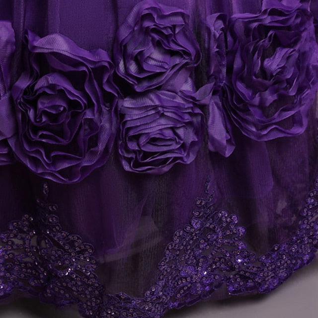 Girls' A Party Plain Kids Dress Line Little Floral