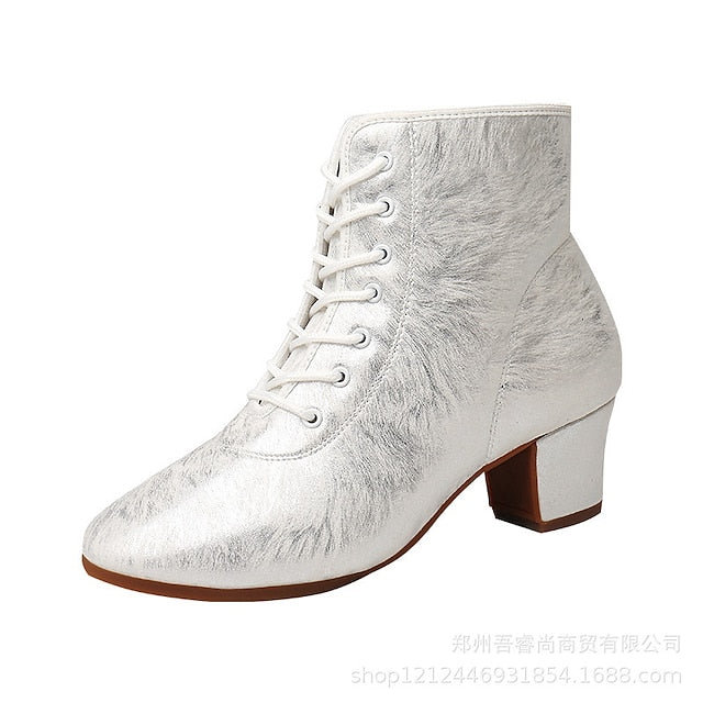 Comfortable Dance Elegant Shoes White Latin Women's with