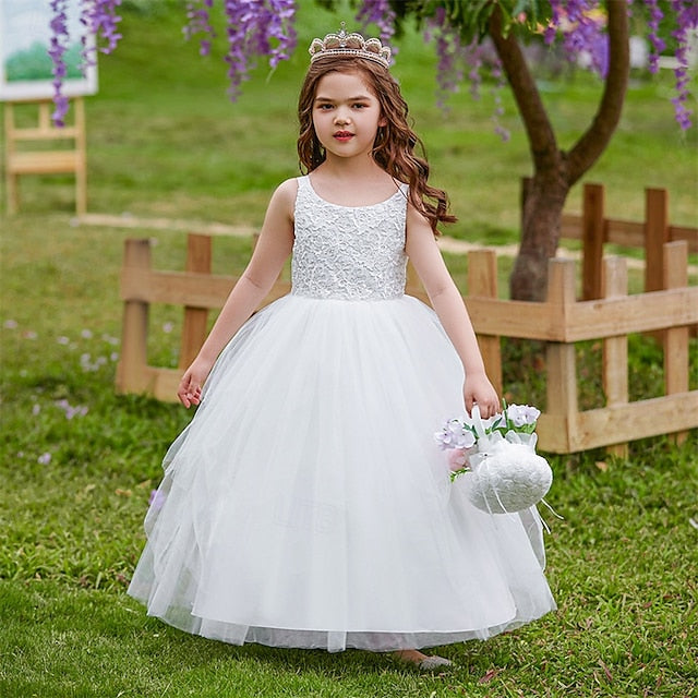 Kid's Flower Girl Princess Girls' Dress
