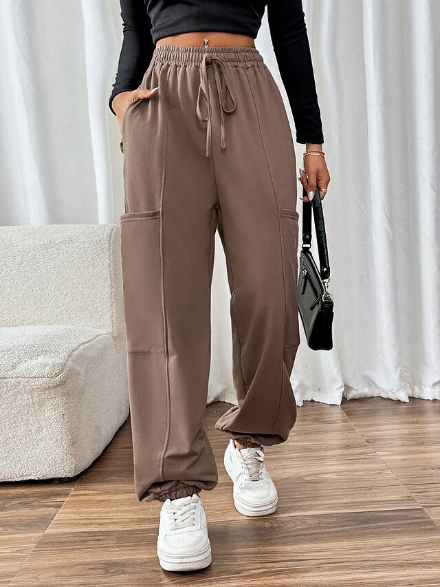 Women's Active Active Streetwear Trousers Full Length
