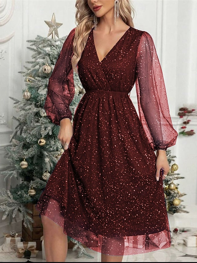 Women's Midi Dress Casual Dress Cocktail Dress Wedding