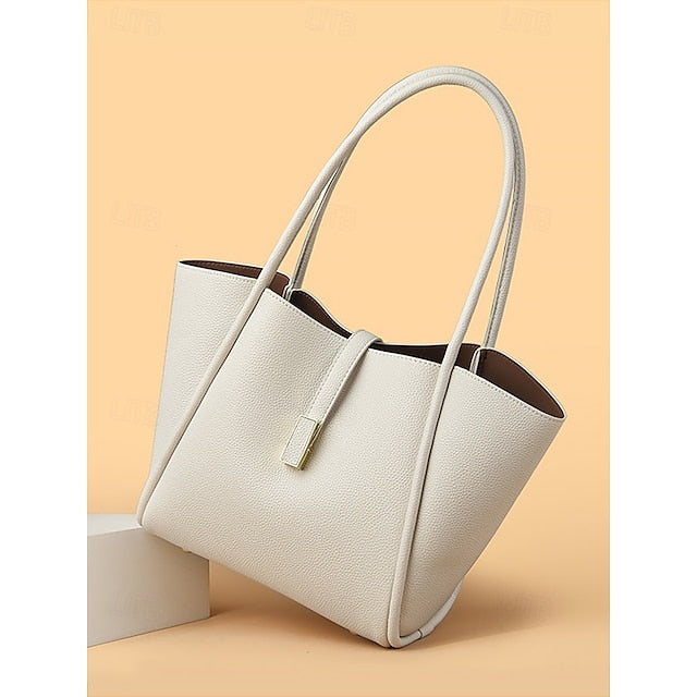 Grüne Kunstledertasche für Damen