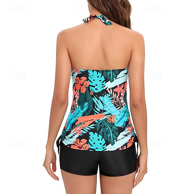 Women's Ruched Swimsuit Halter Bikini Top Swimwear Swimwear