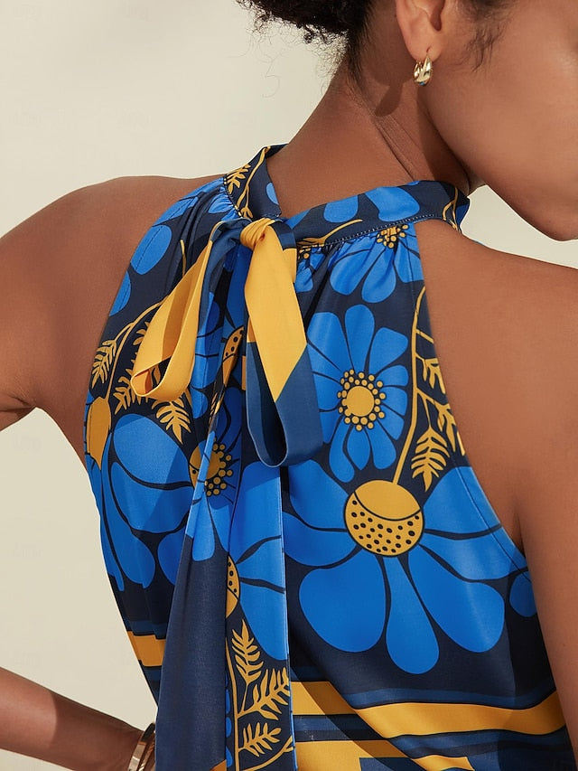 Women's Geometic Flower / Plants Vacation Weekend