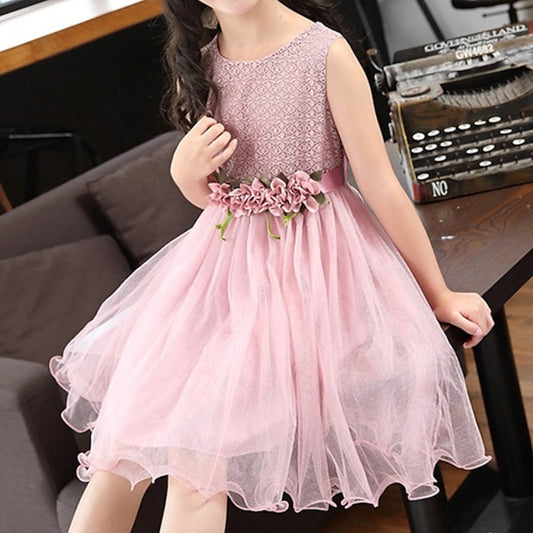 Girl Performance Party Dress Girls' Flower