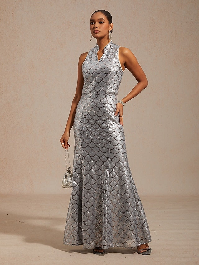 Women's Maxi Dress Sheath Dress Elegant Graphic Sleeveless