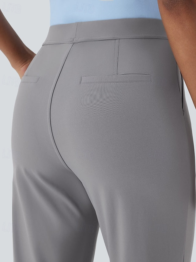 Women's Dress Pants Streetwear Casual Full Length Natural