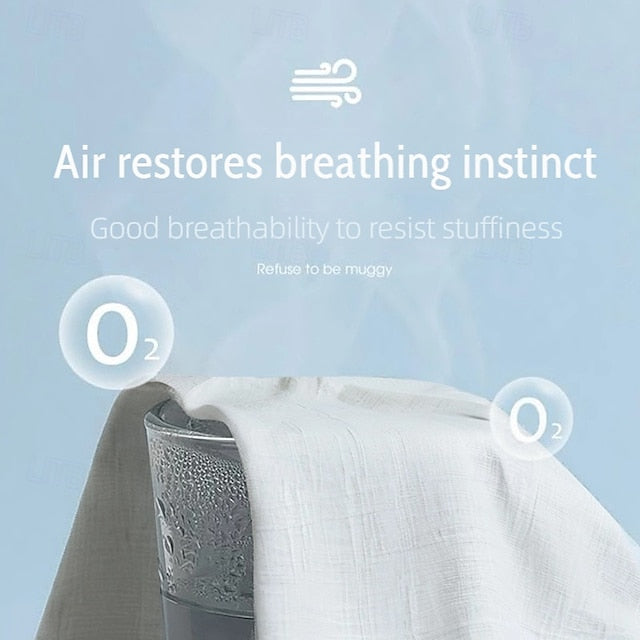 Women's Shirts Long Cotton Top Faux Cotton Linen White