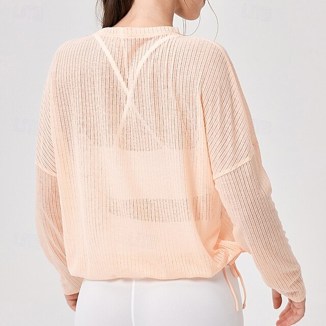 Women's Activewear Yoga Shirts Workout Tops Crew Neck