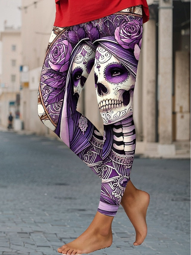 Women's Leggings Vacation Vintage Fashion Full Length High
