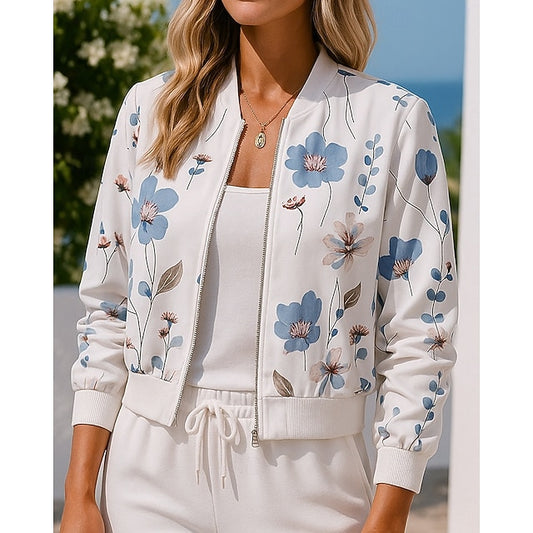 Women's Outdoor Recreation Coatv Full Zip Jacket Long