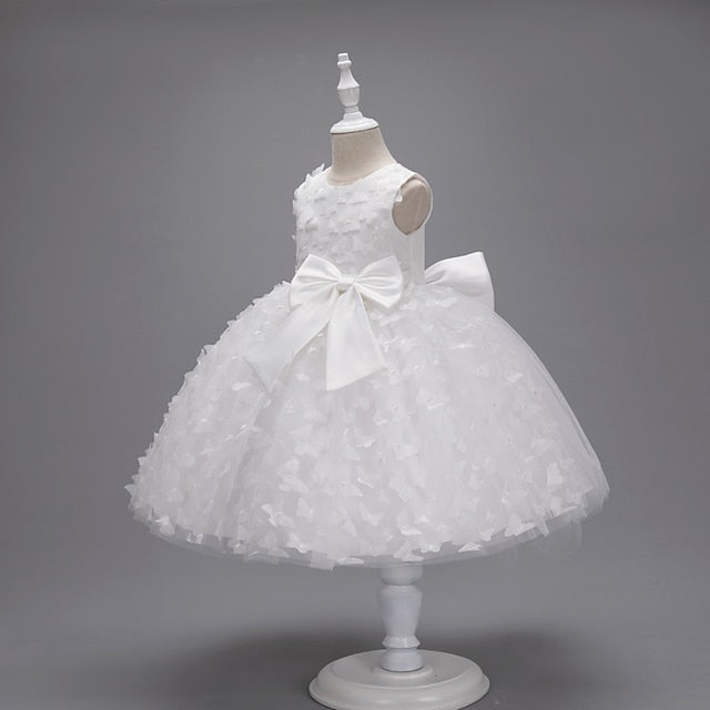 Girls' Dress Butterfly Party Flower Girl Kids