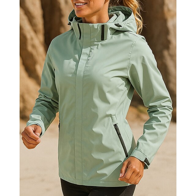 Women's Running Jacket Outdoor Jacket Drawstring Pocket
