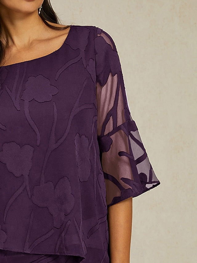 Women's Lace Shirt Blouse Dressy Tops Chiffon Tops