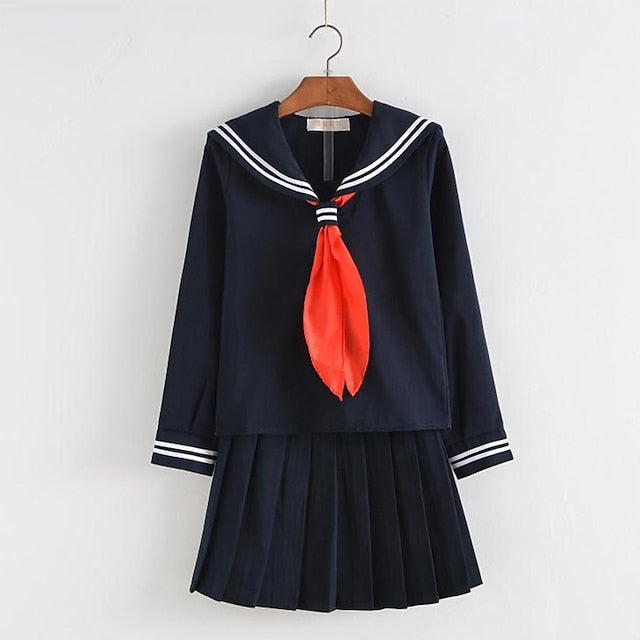 Women's Student / School Uniform Schoolgirls Cosplay