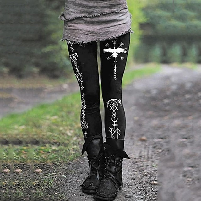 Women's Viking Pants Trousers Leggings Cozy Leggings