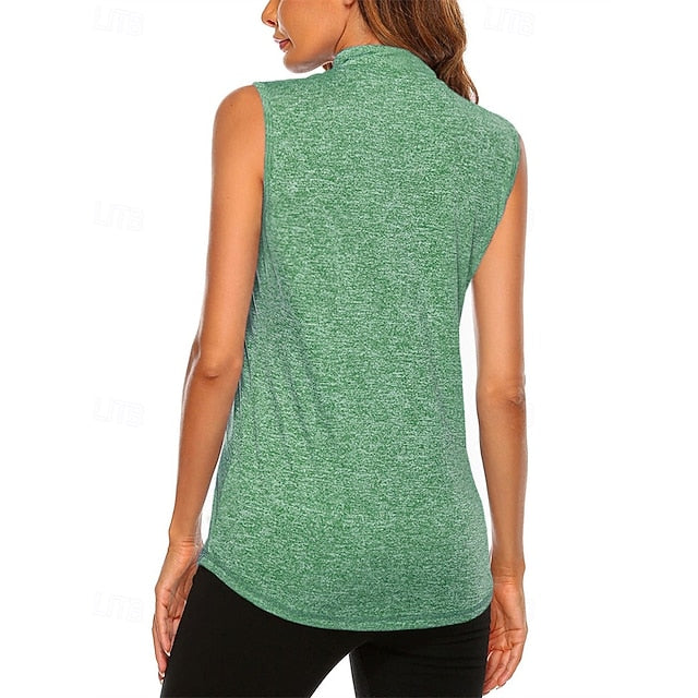 Women's Solid Colored Sport Shirt Golf Polo Shirt Tennis