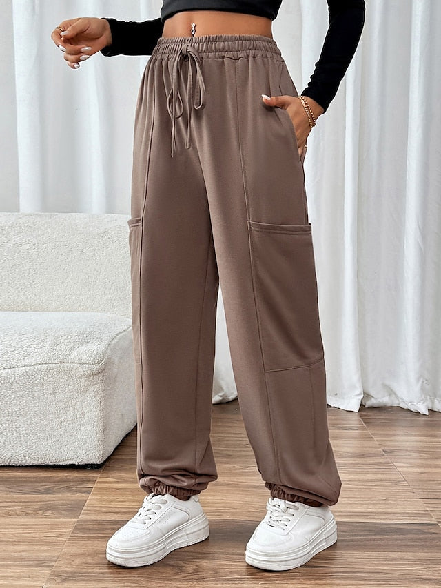 Women's Active Active Streetwear Trousers Full Length