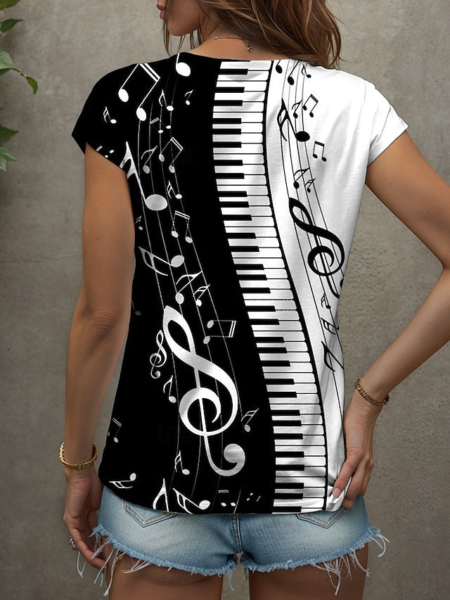 Women's Graphic Geometric Striped Camisole Tank Top Vintage