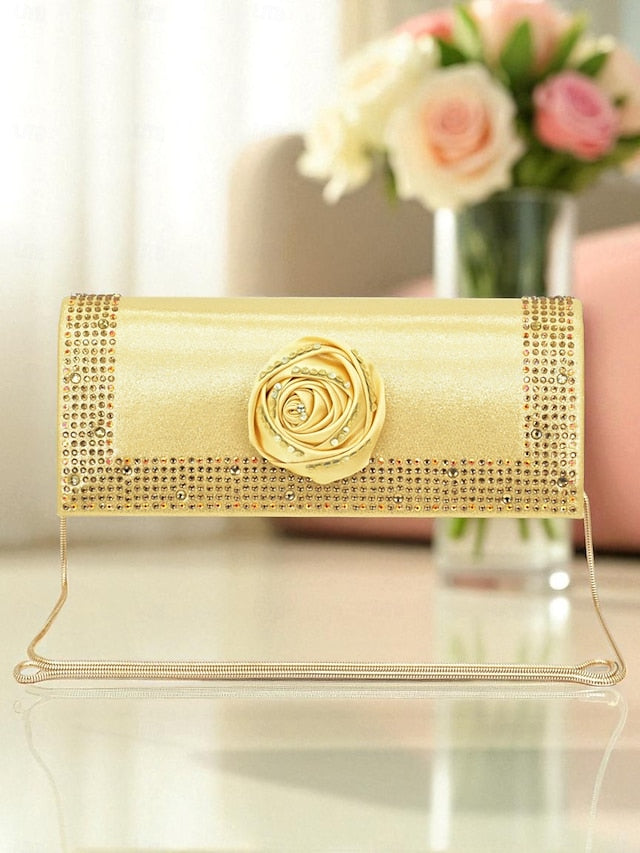 Clutch Set and Women's Slingback - Heels Gold Matching
