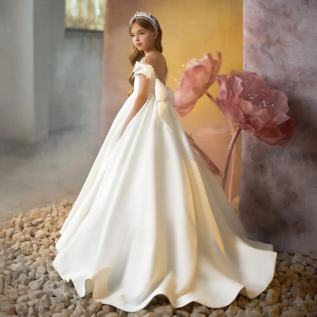 Communion Party Dress Girl First Girls' Flower